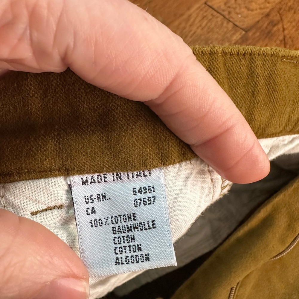 Vintage 90s United Colors of Benetton corduroy shorts sz 44 (US 8) - Picture 12 of 13